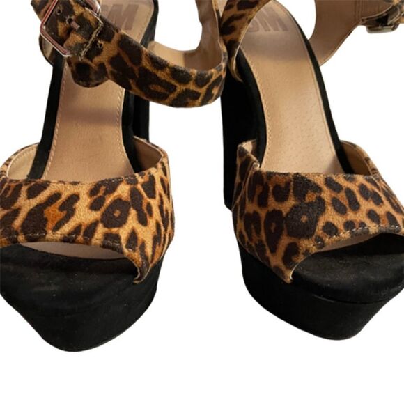 SM Leopard Platform Shoes Size 6 - Picture 6 of 7